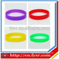 Glow in the dark silicone wristband